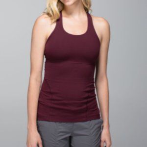 Lululemon Power Up Tank II Bordeaux Drama